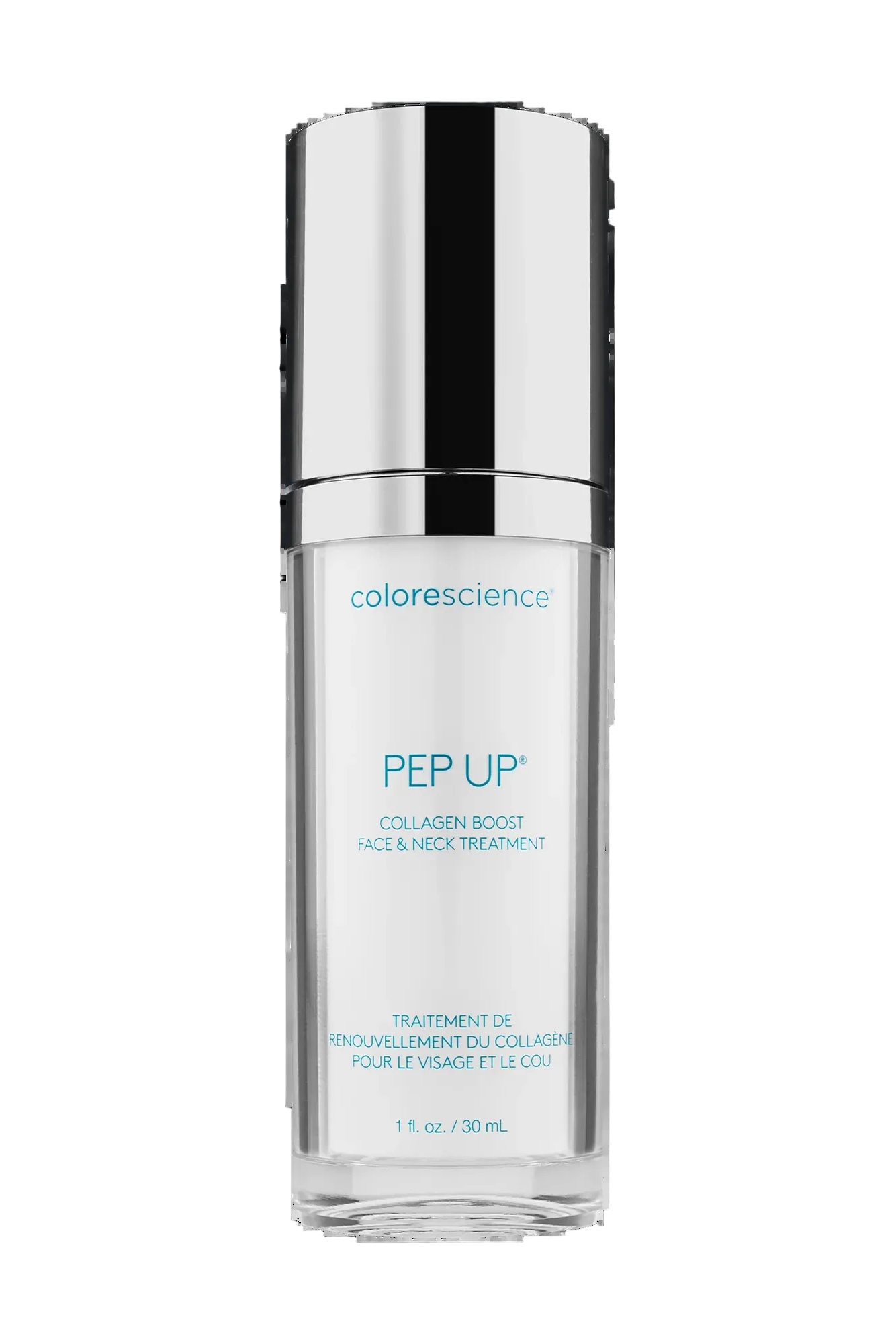 Colorescience Pep Up Collagen Boost Face and Neck Serum with 10 peptides for firmer skin