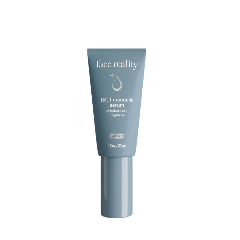 Face Reality 15% L-Mandelic Serum bottle adv