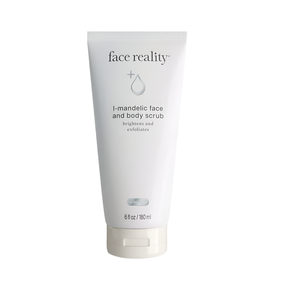 Face Reality Mandelic Face and Body Scrub with L-mandelic acid and cellulose beads