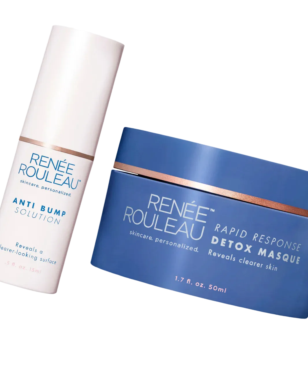 Renée Rouleau Detox Masque and Anti Bump Solution bundle for chin and jawline breakouts